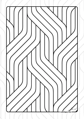 Modern Chevron Flow Pattern