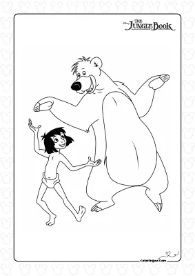 Mowgli and Baloo Dancing