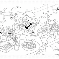 New Brawler Jae Yong Coloring Page