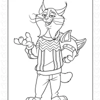 Pawbert Lynxley Lynx Zootopia 2 Coloring Pages 7 Pawbert Lynxley Lynx Zootopia 2 Coloring Pages