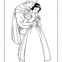 Prince and Snow White with a Bird