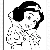 Princess Snow White Coloring Page