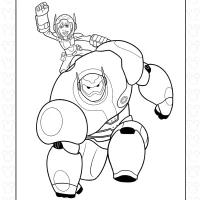 Printable Big Hero 6 Coloring Sheet 2 Printable Big Hero 6 Coloring Sheet