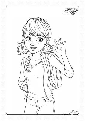 Printable Ladybug Coloring Page