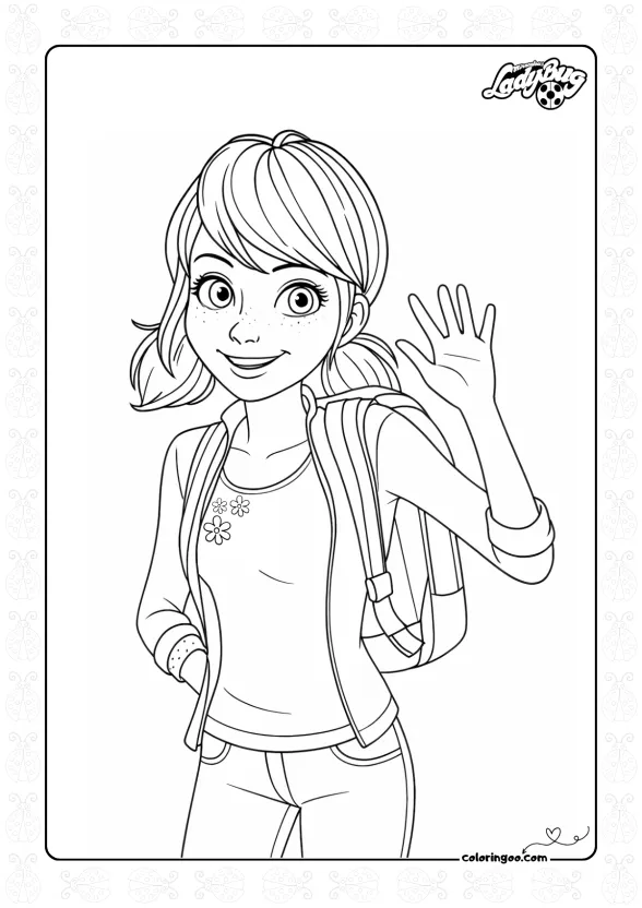 Printable Ladybug Coloring Page