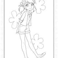 Printable Miraculous Ladybug Coloring Sheet