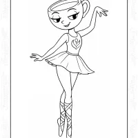 Printables Ballerina Cappuccina Coloring Page