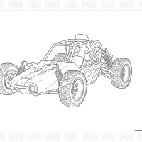 Pubg Vehicles Buggy Coloring Page