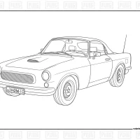Pubg Vehicles Coupe RB Coloring Page