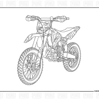 Pubg Vehicles Dirt Bike Coloring Page