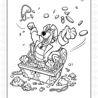 Scooby-Doo Treasure Hunt Coloring Page