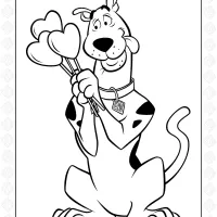 Scooby Doo and Heart Shaped Lollipops