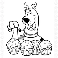 Scooby Doo with Muffins