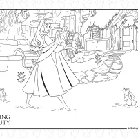 Sleeping Beauty Coloring Page 16 Sleeping Beauty Coloring Page