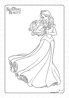 Sleeping Beauty Coloring Sheet