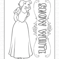 Snow White Coloring Pages for Kids
