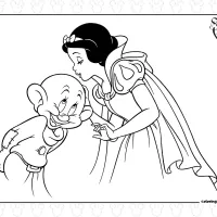 Snow White Kisses the Simpleton on the Head
