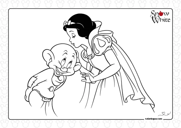 Snow White Kisses the Simpleton on the Head