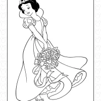 Snow White with a Basket