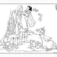 Snow White with the Prince and the Animals