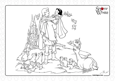 Snow White with the Prince and the Animals