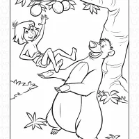 The Jungle Book Coloring Sheet 1 The Jungle Book Coloring Sheet