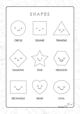 The Shapes Printables Worksheet