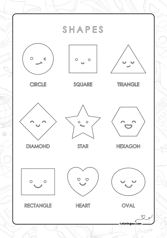 The Shapes Printables Worksheet