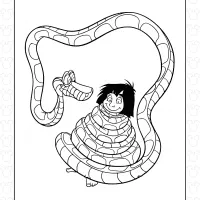 The Snake Kaa Hypnotizing Mowgli 2 The Snake Kaa Hypnotizing Mowgli