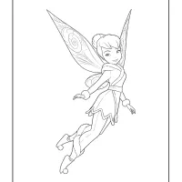 Tinker Bell and Pirate Fairy Coloring Sheet
