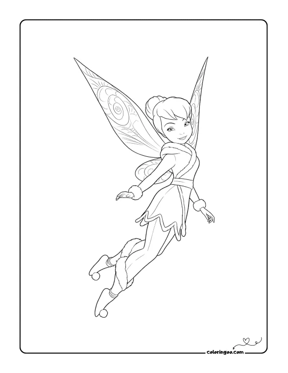 Tinker Bell and Pirate Fairy Coloring Sheet