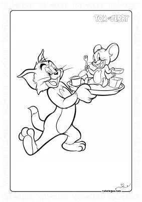 Tom and Jerry Coloring Pages Activities