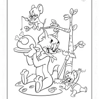 Tom and Jerry Pdf Coloring Activities