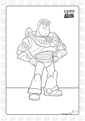 Toy Story Buzz Pdf Coloring Pages