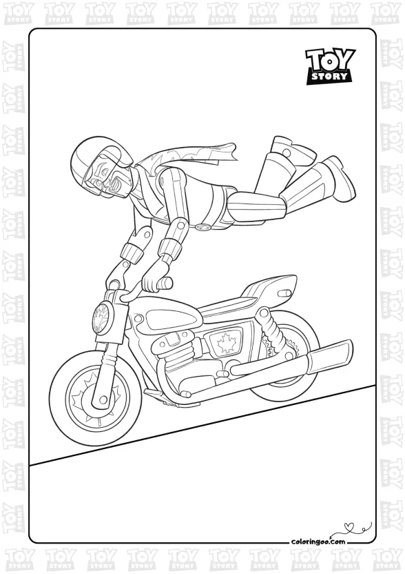 Toy Story Duke Caboom Coloring Pages