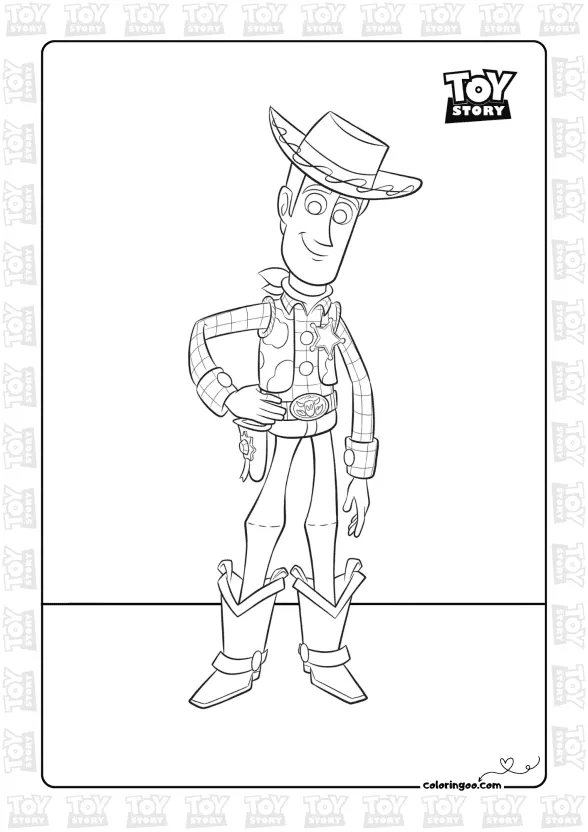 Toy Story Woody Pdf Coloring Pages 1 Toy Story Woody Pdf Coloring Pages