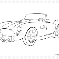 Vintage Car Coloring Page 3 Vintage Car Coloring Page
