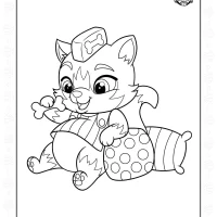 Whisker Haven Mr Chow Coloring Page