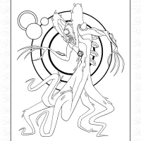 Wildvine Ben 10 Coloring Page 5 Wildvine Ben 10 Coloring Page