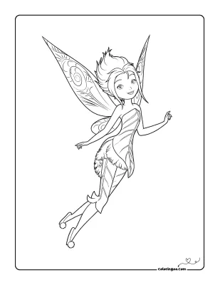 Winkle From Tinker Bell and the Pirate Fairy Coloring Page