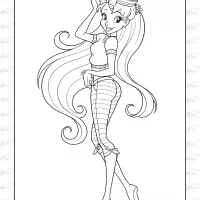 Winx Cartoon Coloring Activities