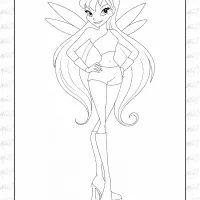 Winx Club Coloring Page 05