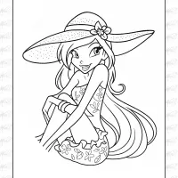 Winx Club Coloring Page 09