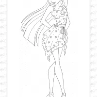 Winx Club Coloring Page 10