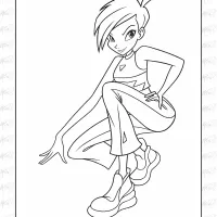 Winx Tecna Coloring Page
