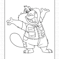 Zootopia 2 Nibbles Maplestick Beaver Coloring Pages 1 Zootopia 2 Nibbles Maplestick Beaver Coloring Pages