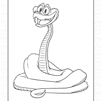 Zootopia 2 Snake Coloring Page 4 Zootopia 2 Snake Coloring Page