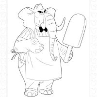 Zootopia Jerry Coloring Page