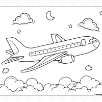 airplane coloring book