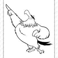 angry birds mighty eagle coloring pages